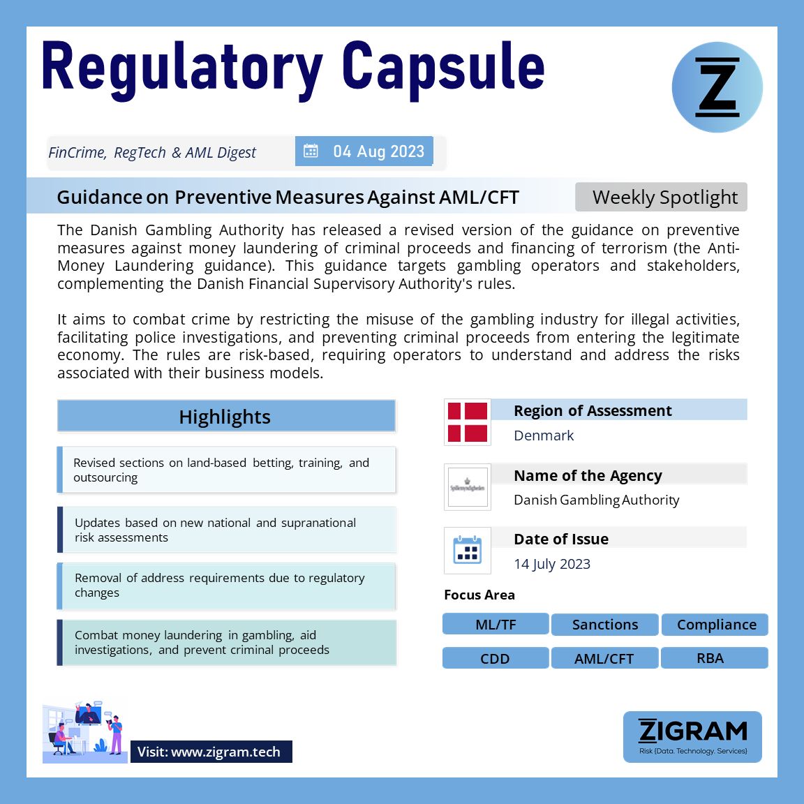 Guidance on Preventive Measures against AML/CFT