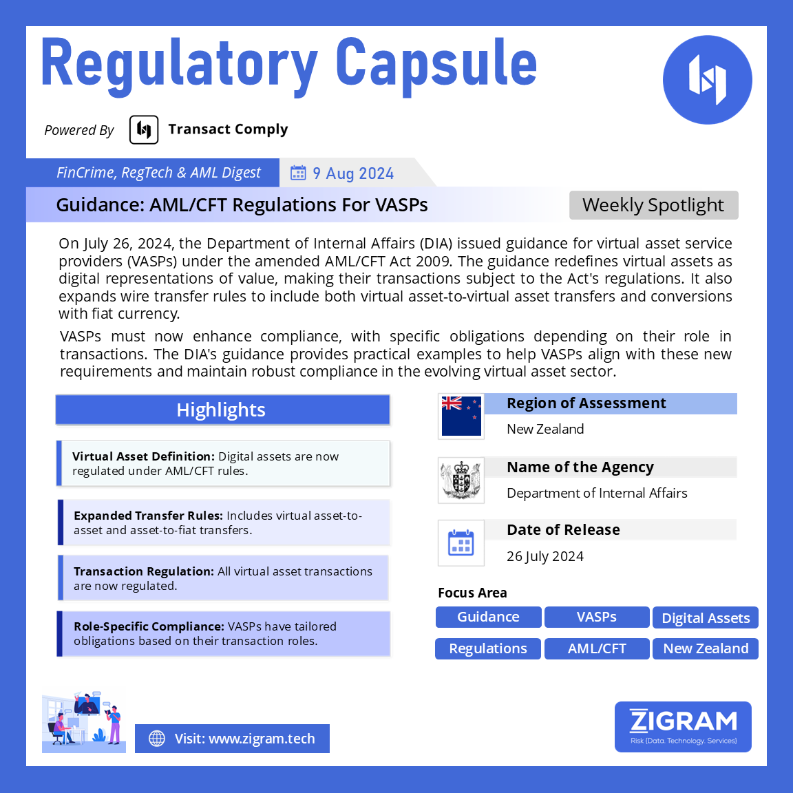 Guidance On AML/CFT Regulations For VASPs