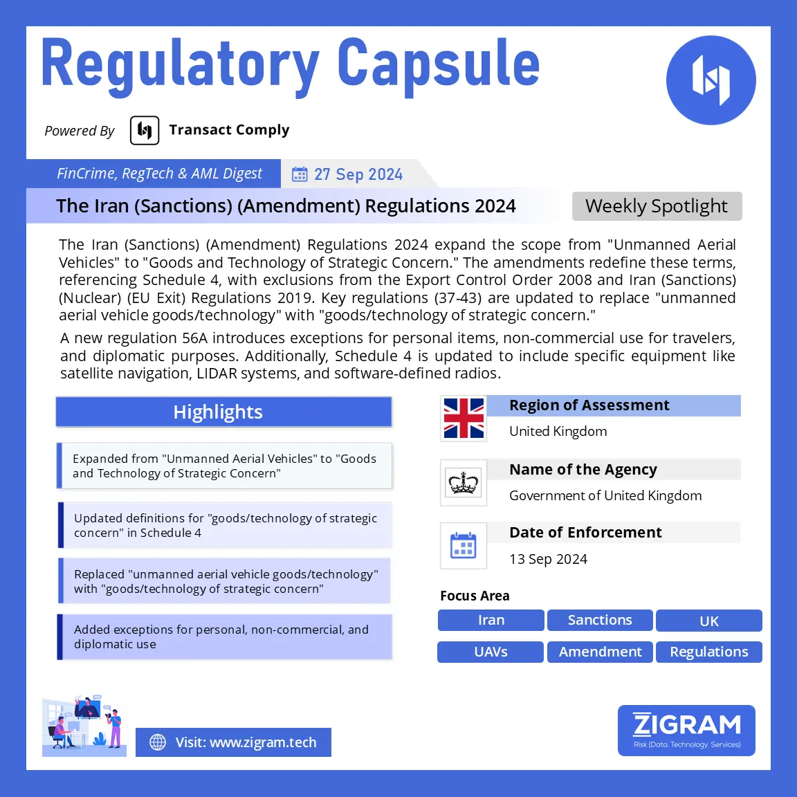 The Iran (Sanctions) (Amendment) Regulations 2024