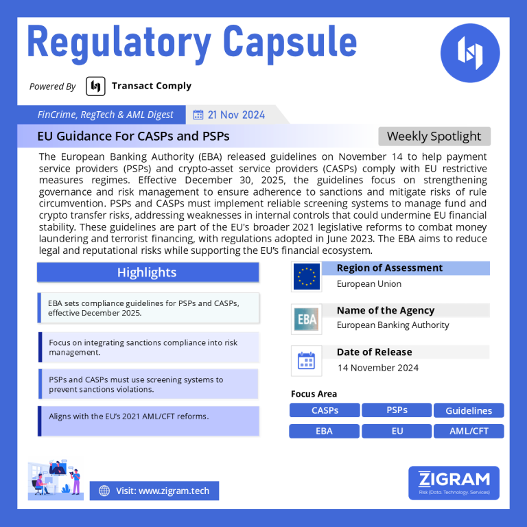 EU Guidance For CASPs and PSPs